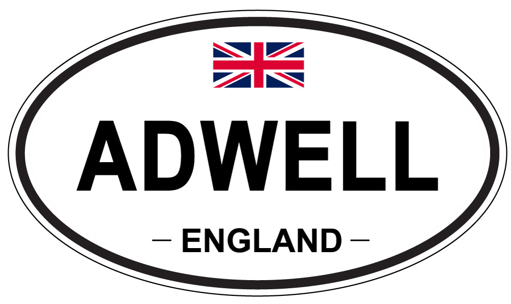 ADWELL, England - Oval Magnet