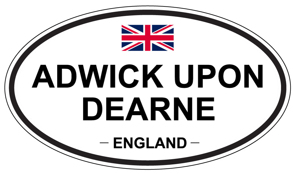 ADWICK UPON DEARNE - Oval Sticker