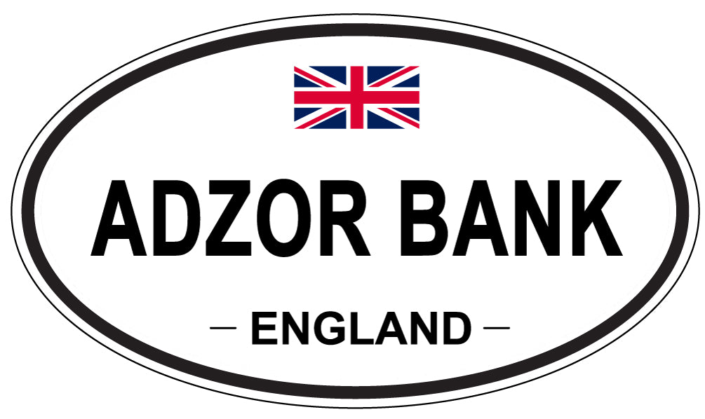 ADZOR BANK - Oval Sticker