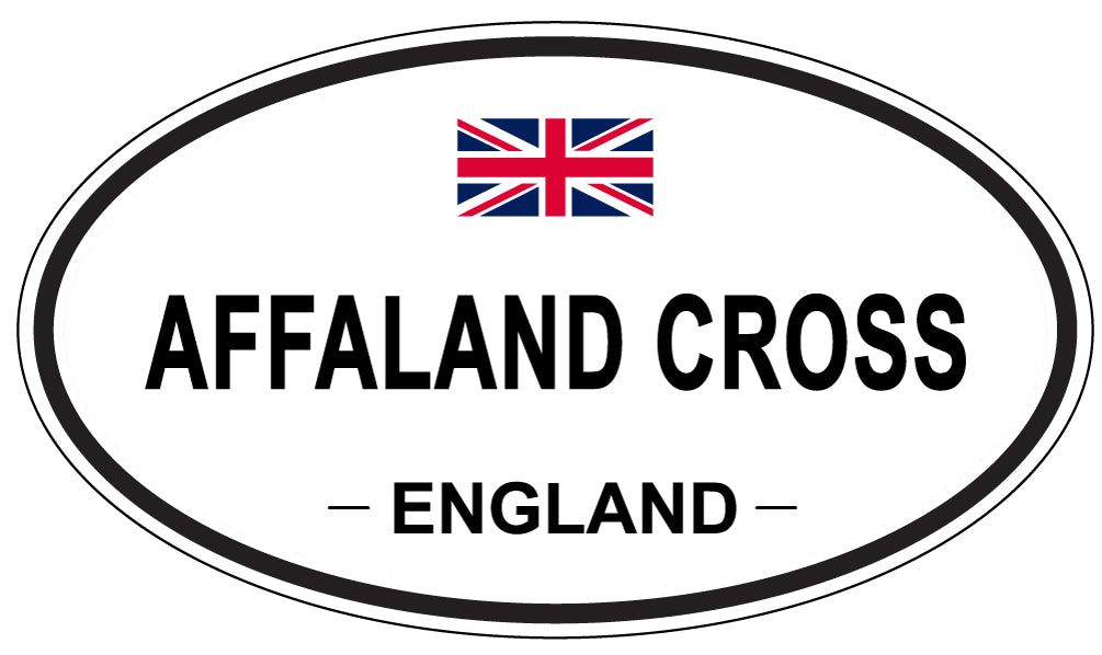 AFFALAND CROSS - Oval Sticker