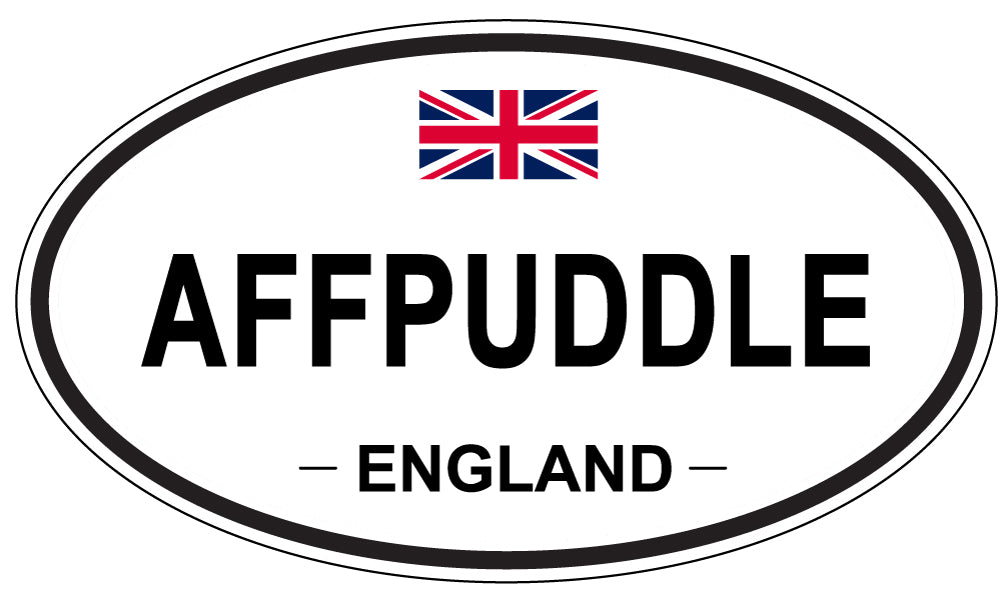 AFFPUDDLE - Oval Sticker
