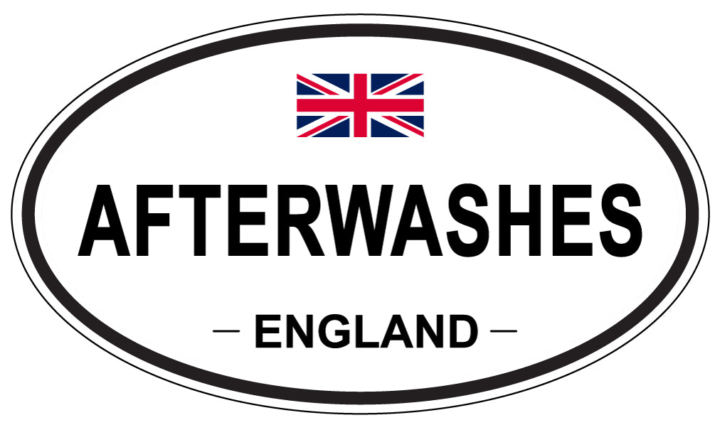 AFTERWASHES - Oval Sticker