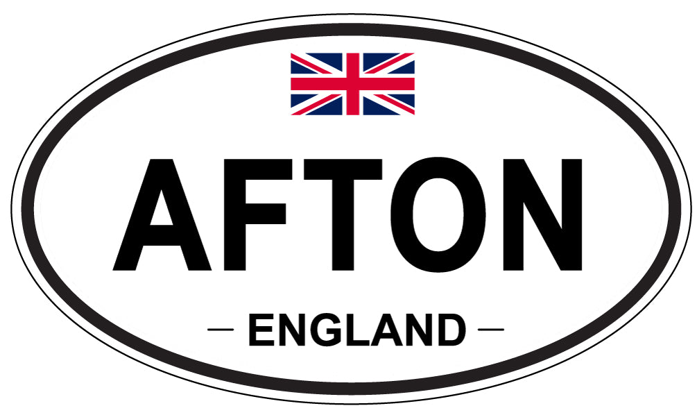 AFTON, England - Oval Magnet