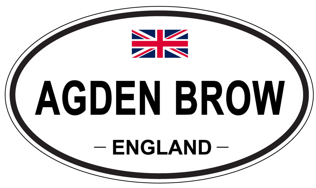AGDEN BROW - Oval Sticker