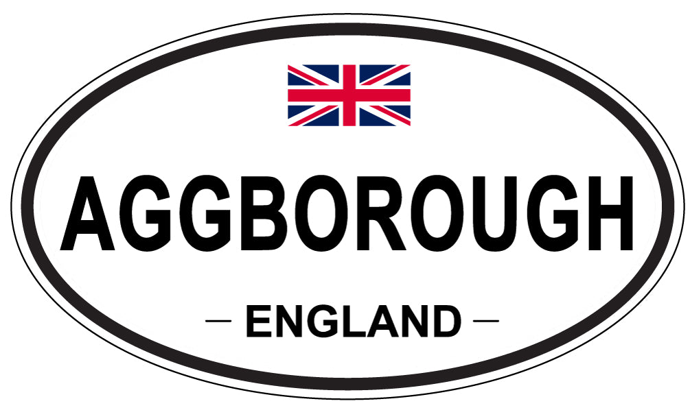 AGGBOROUGH - Oval Sticker