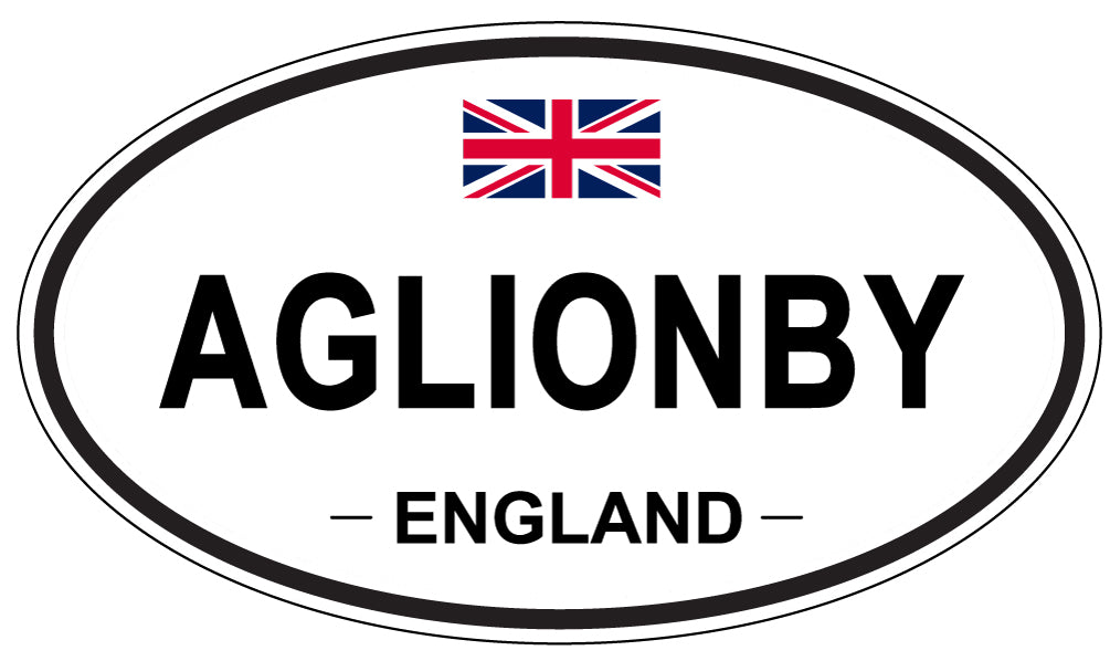 AGLIONBY - Oval Sticker