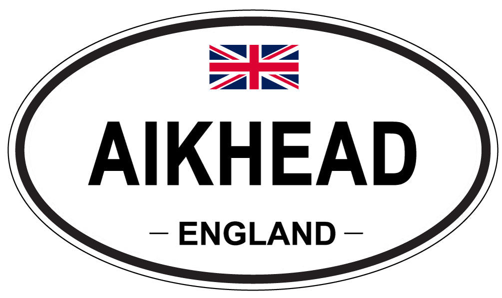 AIKHEAD - Oval Sticker