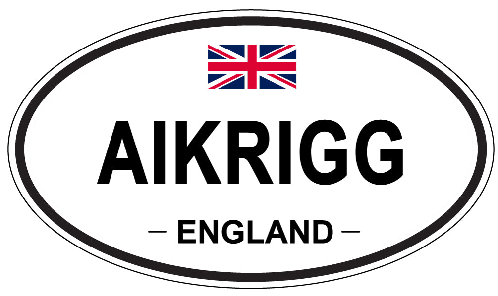 AIKRIGG - Oval Sticker