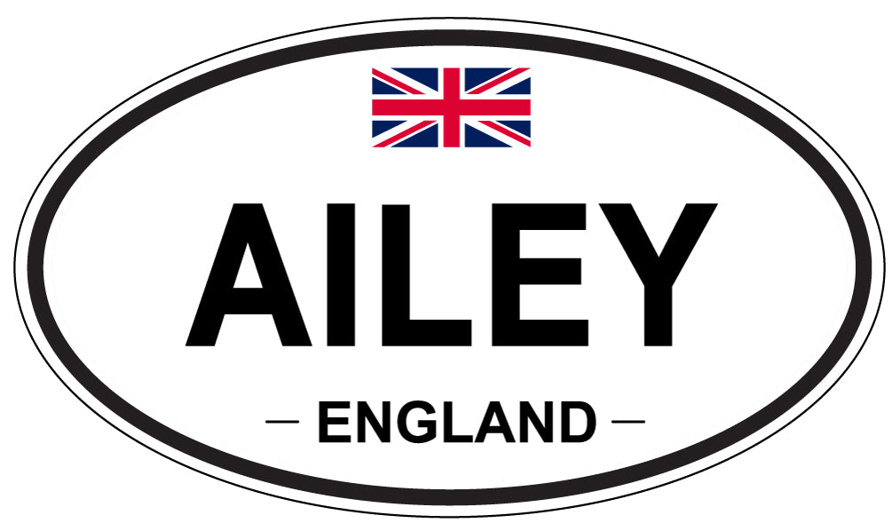 AILEY, England - Oval Magnet