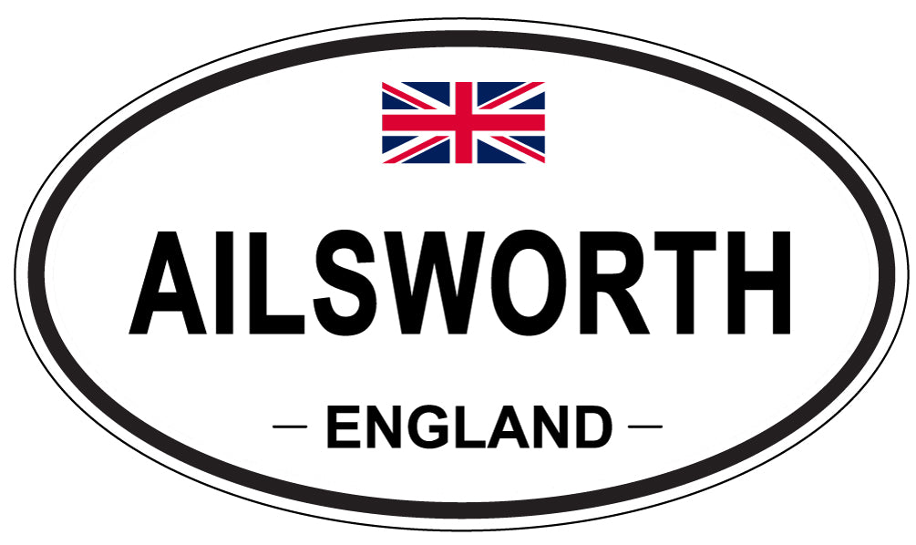 AILSWORTH, England - Oval Magnet