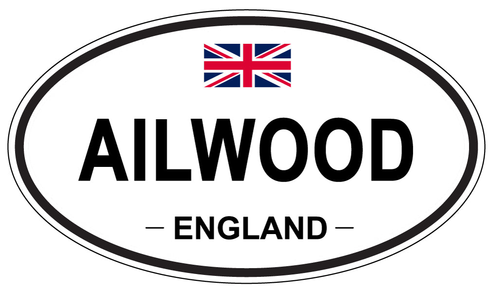 AILWOOD - Oval Sticker