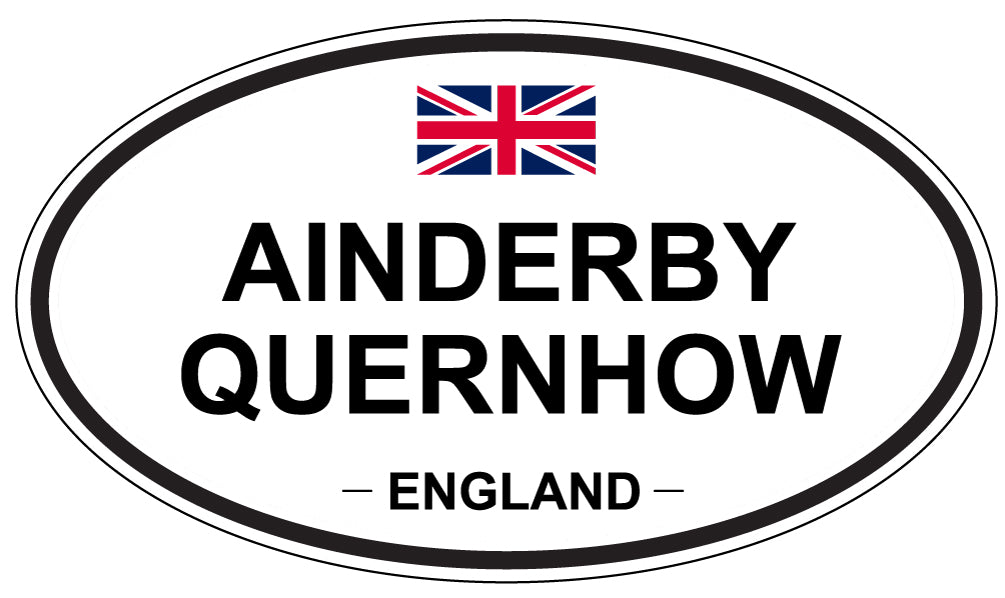 AINDERBY QUERNHOW - Oval Sticker