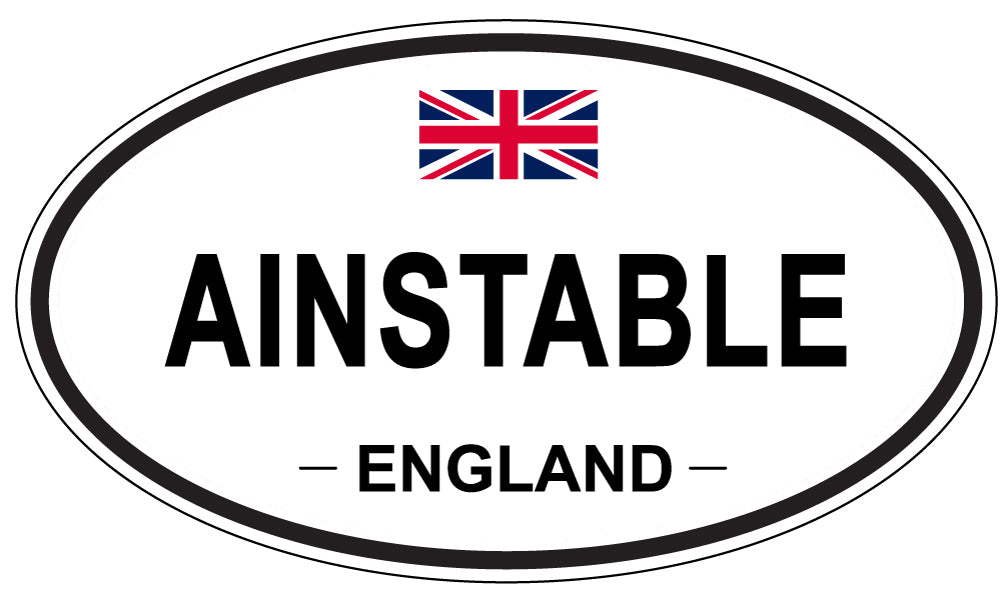 AINSTABLE - Oval Sticker