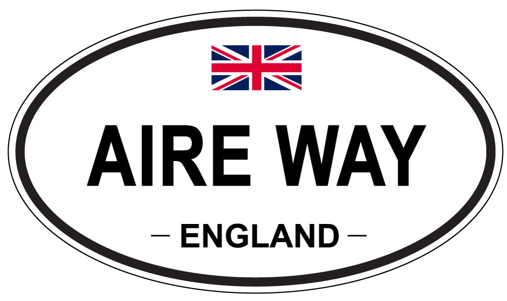AIRE WAY - Oval Sticker