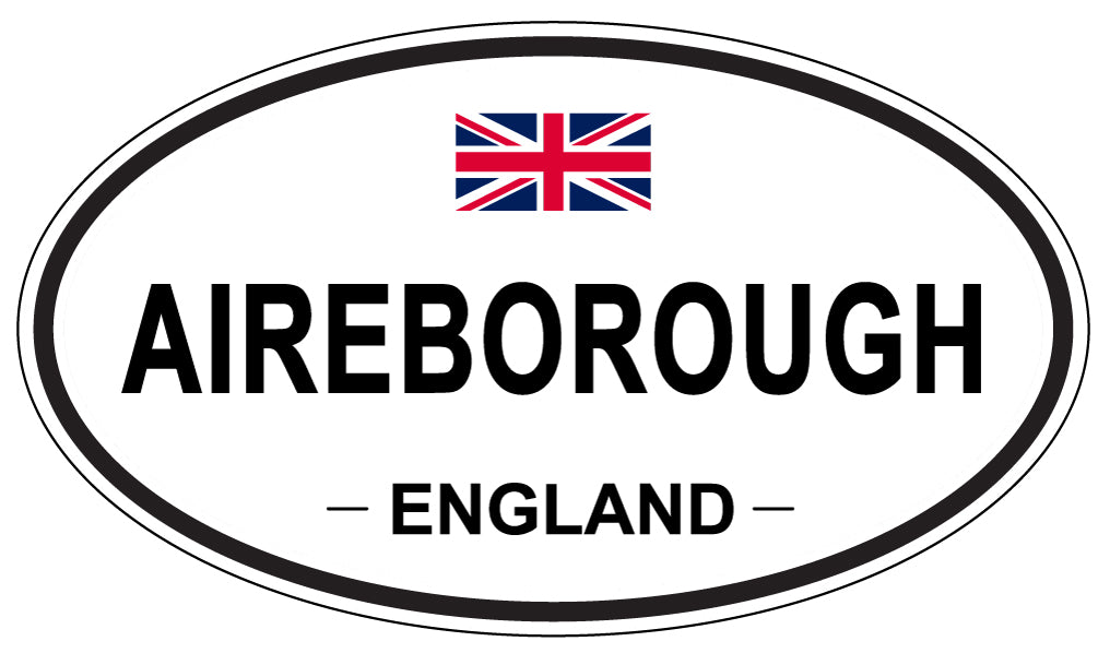 AIREBOROUGH - Oval Sticker