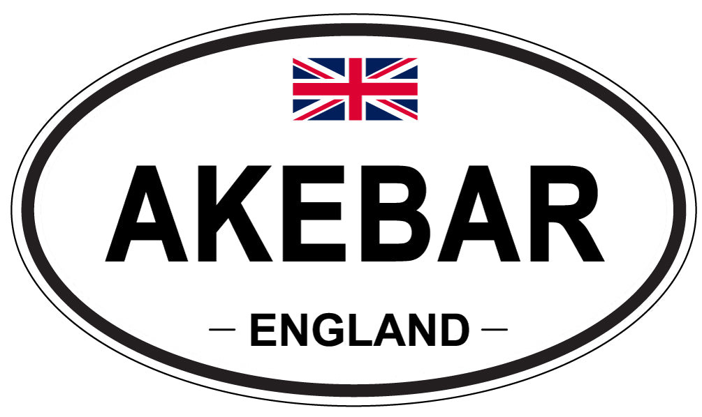 AKEBAR - Oval Sticker
