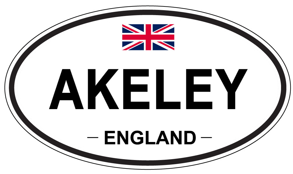 AKELEY - Oval Sticker