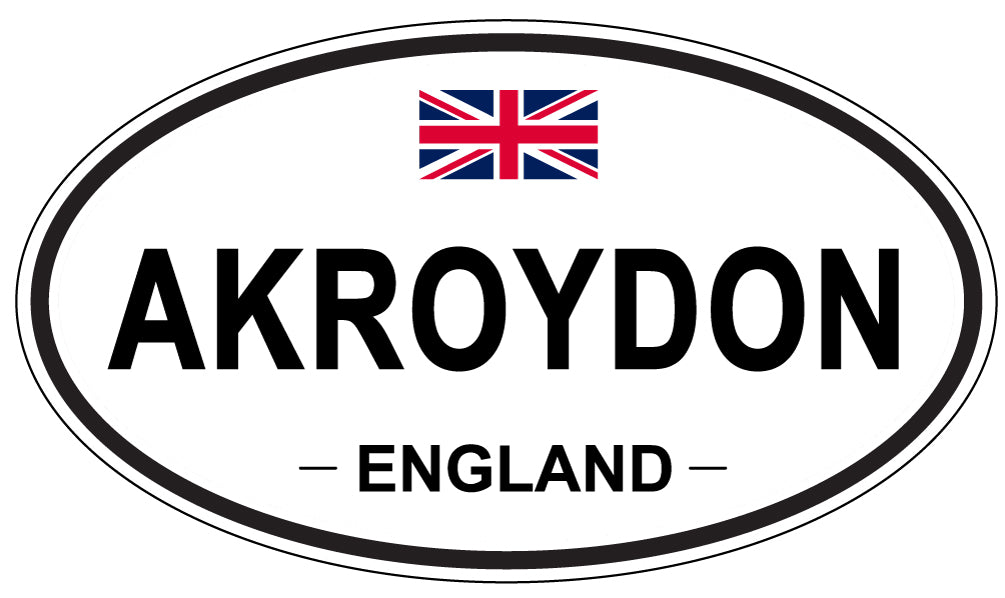 AKROYDON - Oval Sticker