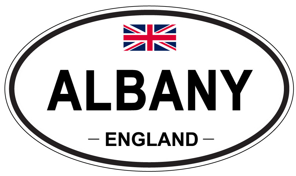 ALBANY, England - Oval Magnet