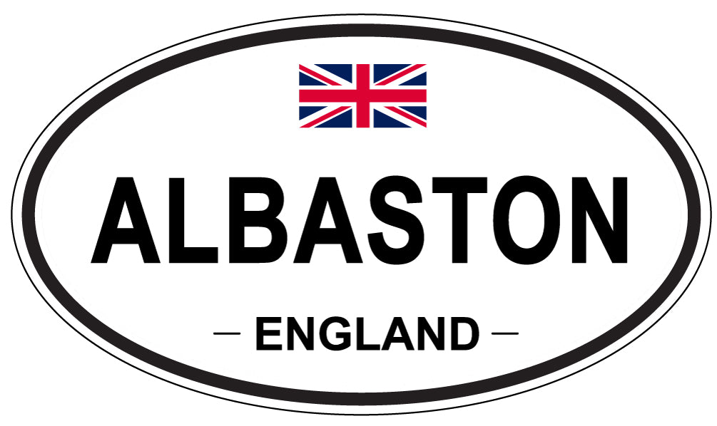 ALBASTON - Oval Sticker