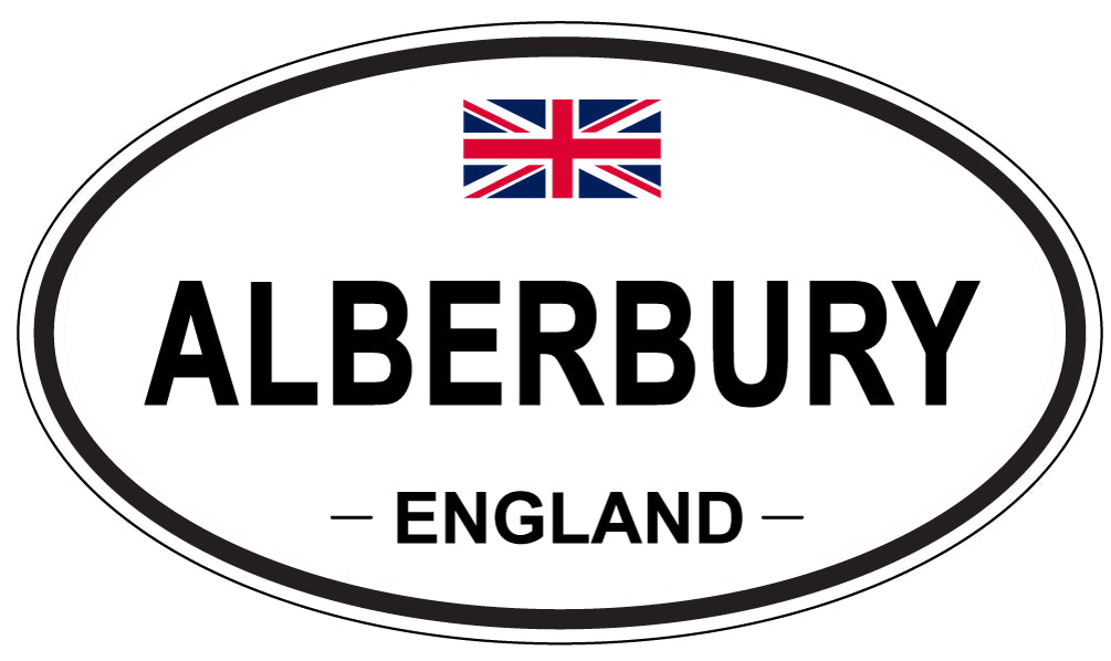 ALBERBURY - Oval Sticker
