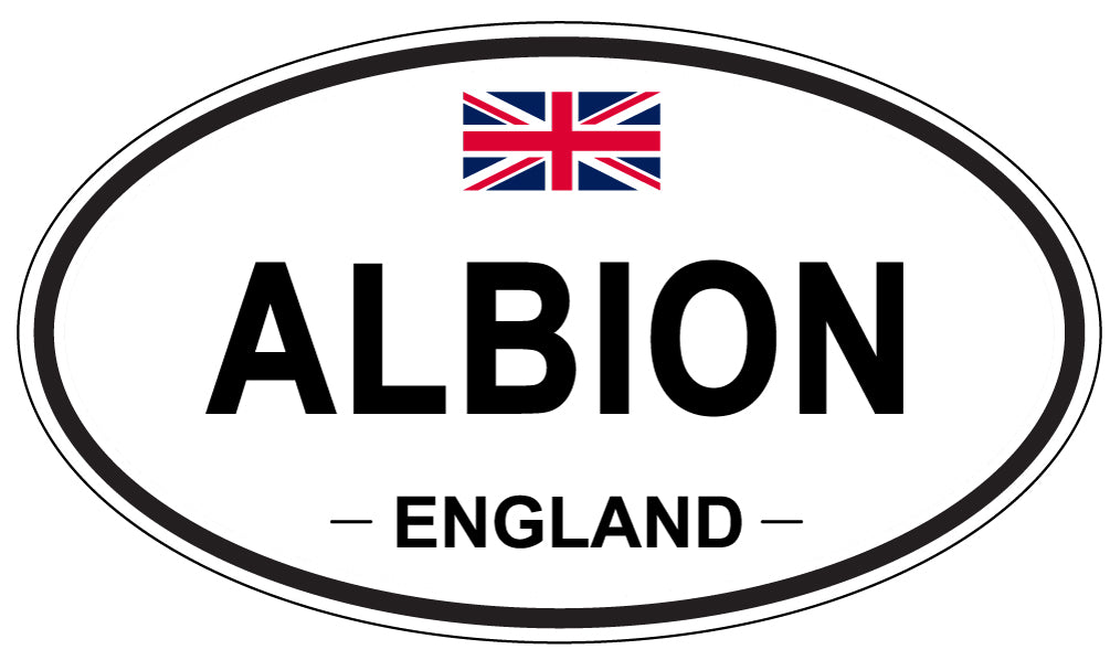 ALBION - Oval Sticker