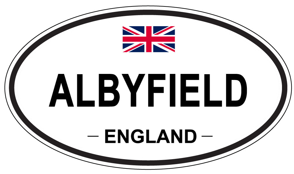 ALBYFIELD - Oval Sticker