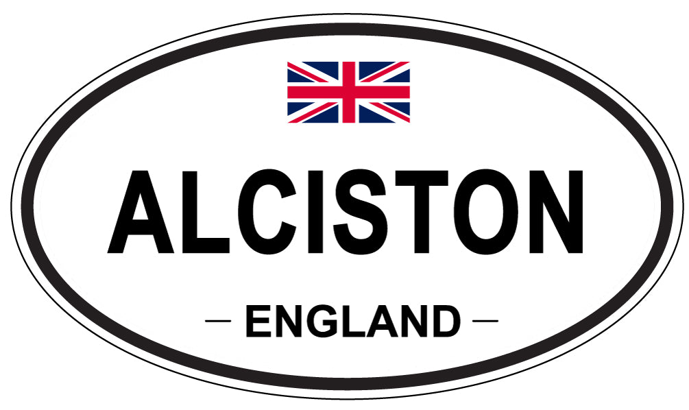ALCISTON - Oval Sticker