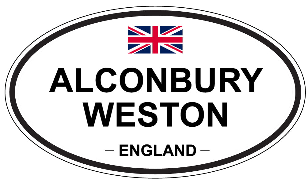 ALCONBURY WESTON - Oval Sticker