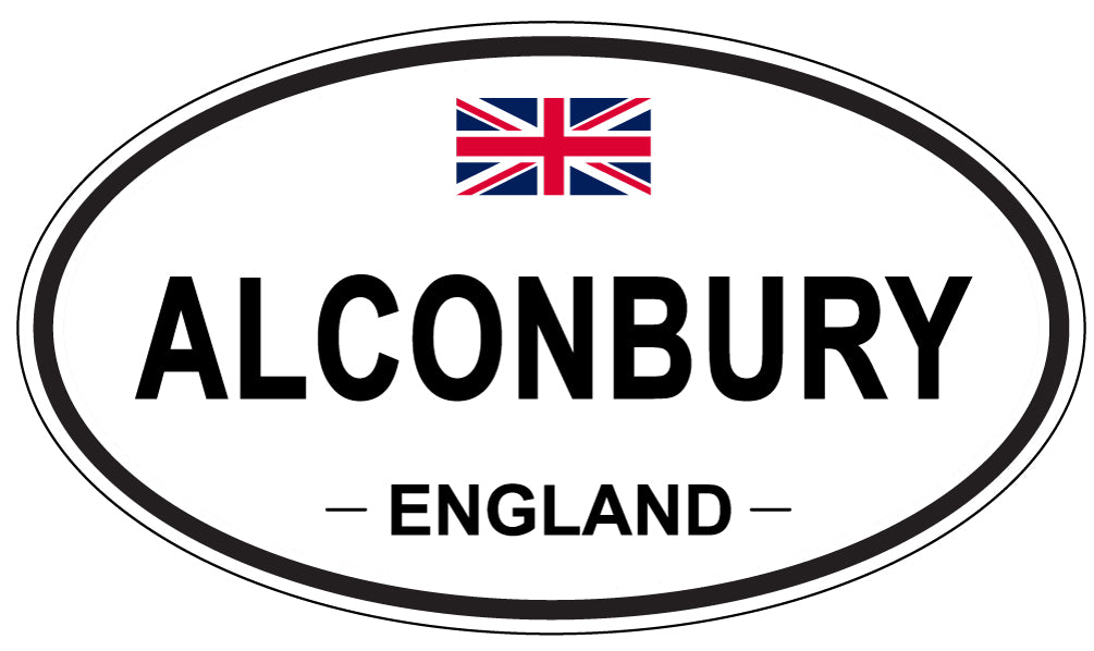 ALCONBURY - Oval Sticker