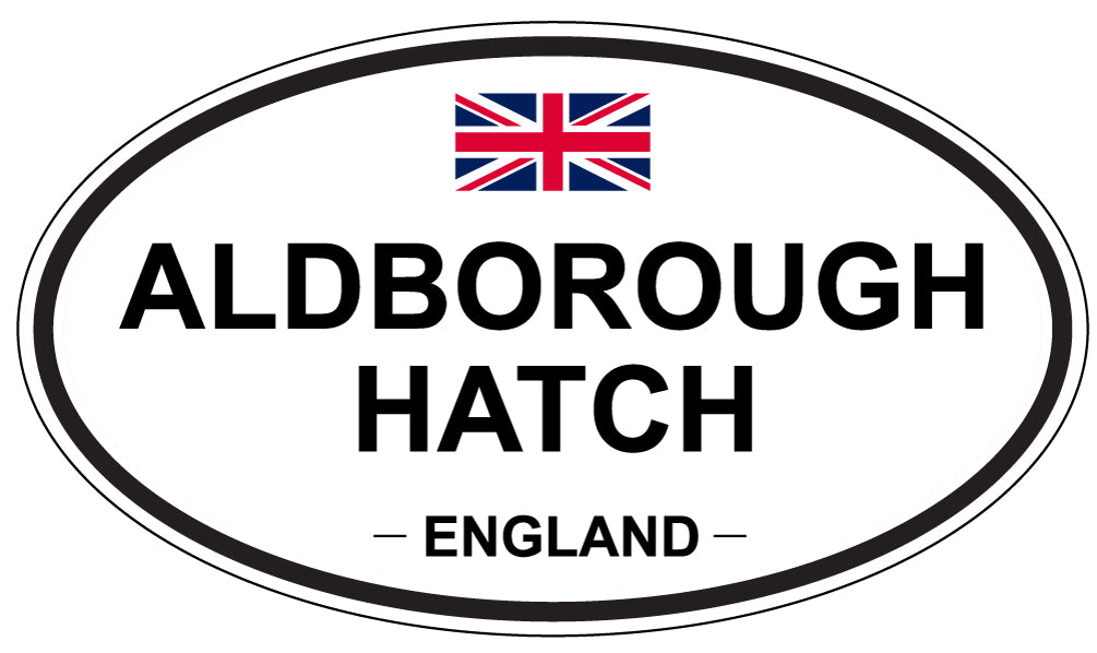 ALDBOROUGH HATCH - Oval Sticker