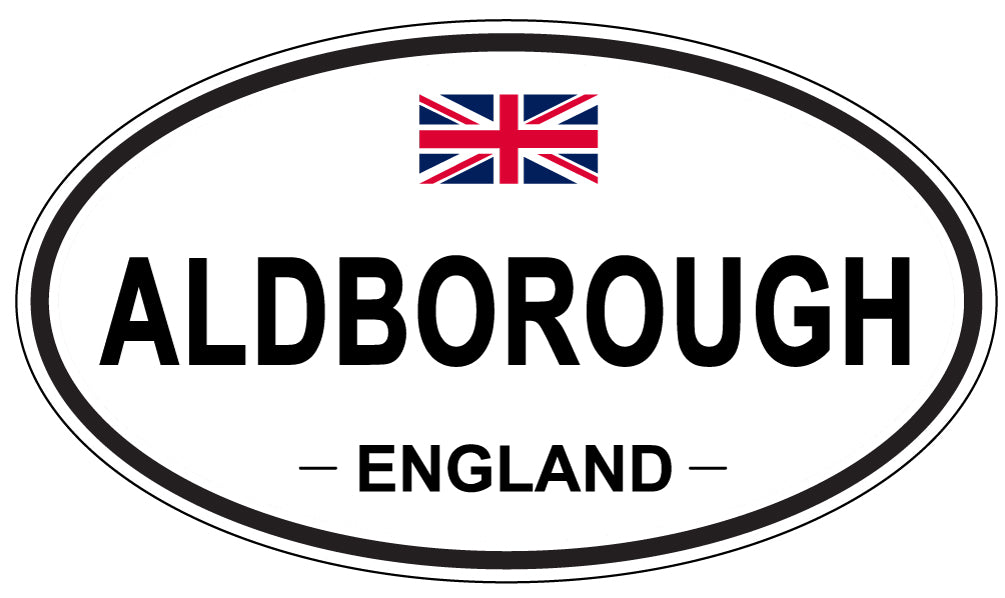 ALDBOROUGH - Oval Sticker