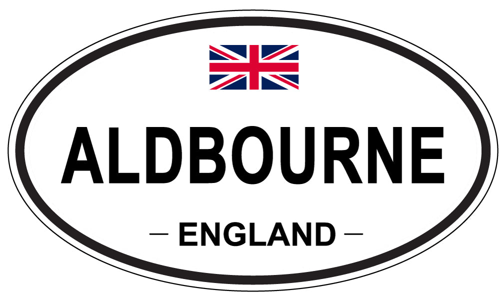 ALDBOURNE - Oval Sticker