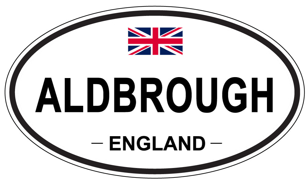 ALDBROUGH - Oval Sticker