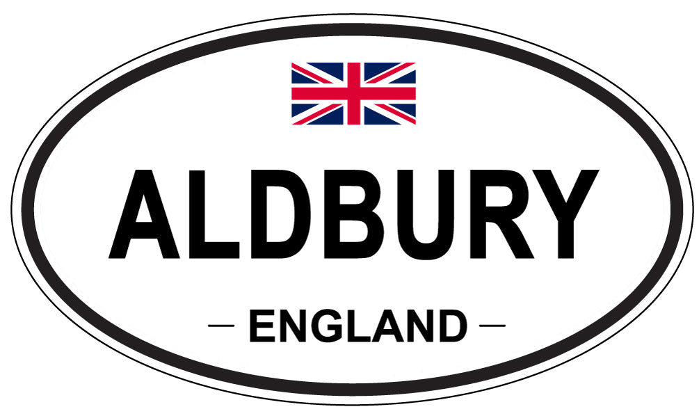 ALDBURY - Oval Sticker
