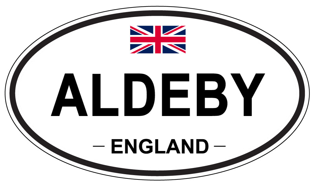 ALDEBY - Oval Sticker