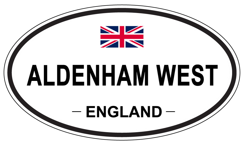 ALDENHAM WEST - Oval Sticker