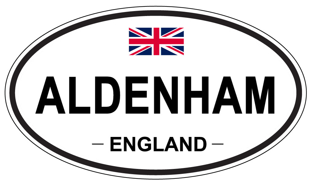 ALDENHAM - Oval Sticker