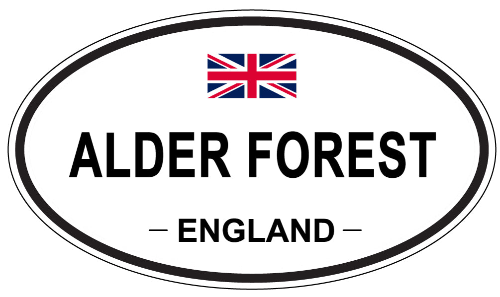 ALDER FOREST - Oval Sticker