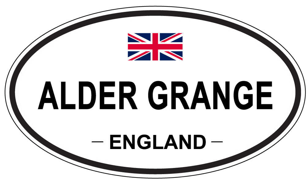 ALDER GRANGE - Oval Sticker