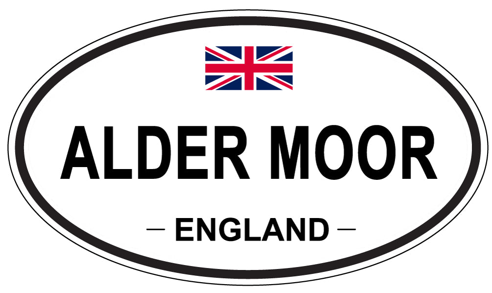 ALDER MOOR - Oval Sticker