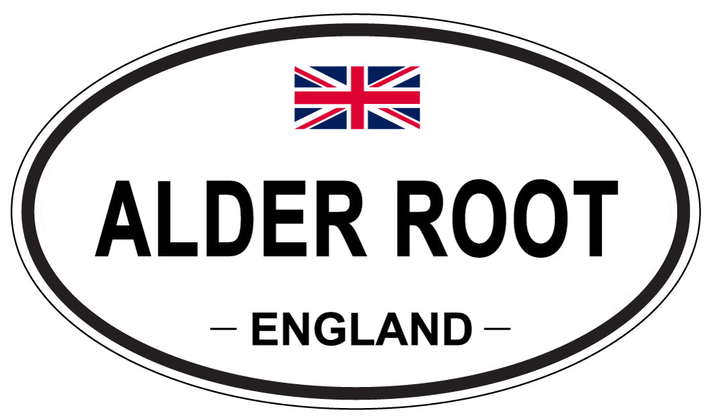 ALDER ROOT - Oval Sticker
