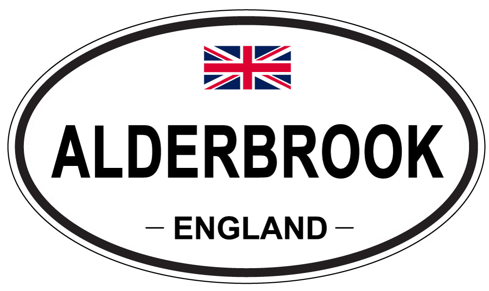ALDERBROOK - Oval Sticker