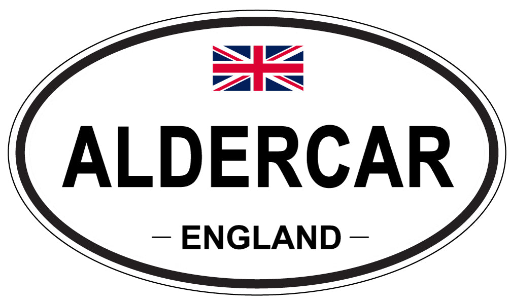 ALDERCAR - Oval Sticker