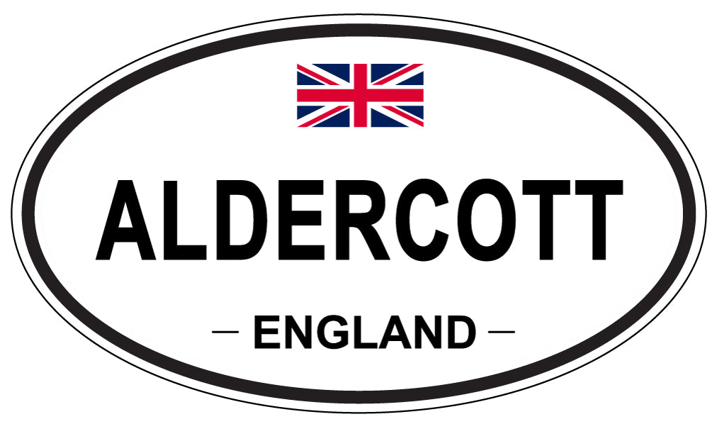 ALDERCOTT - Oval Sticker