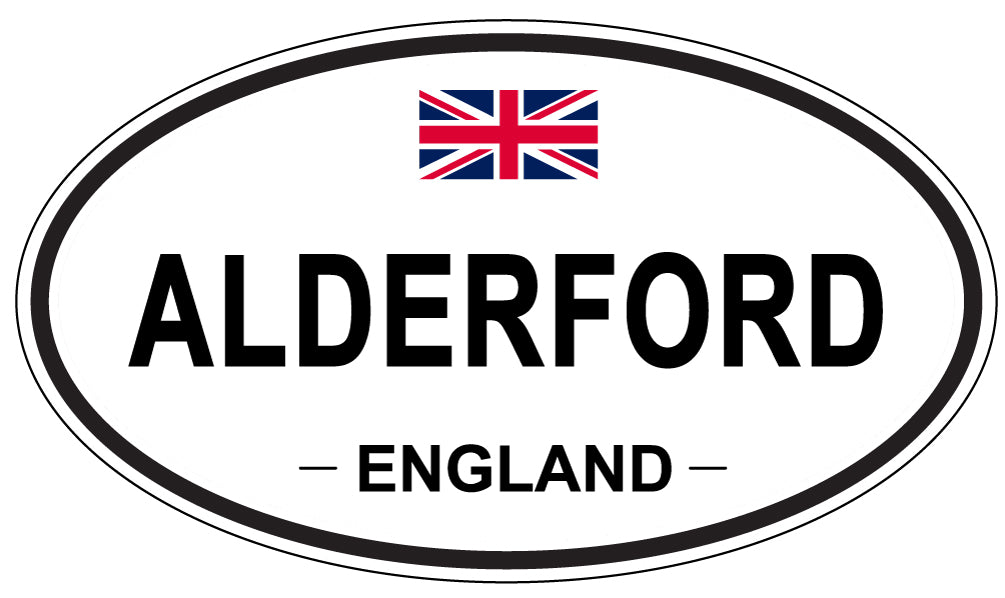 ALDERFORD - Oval Sticker