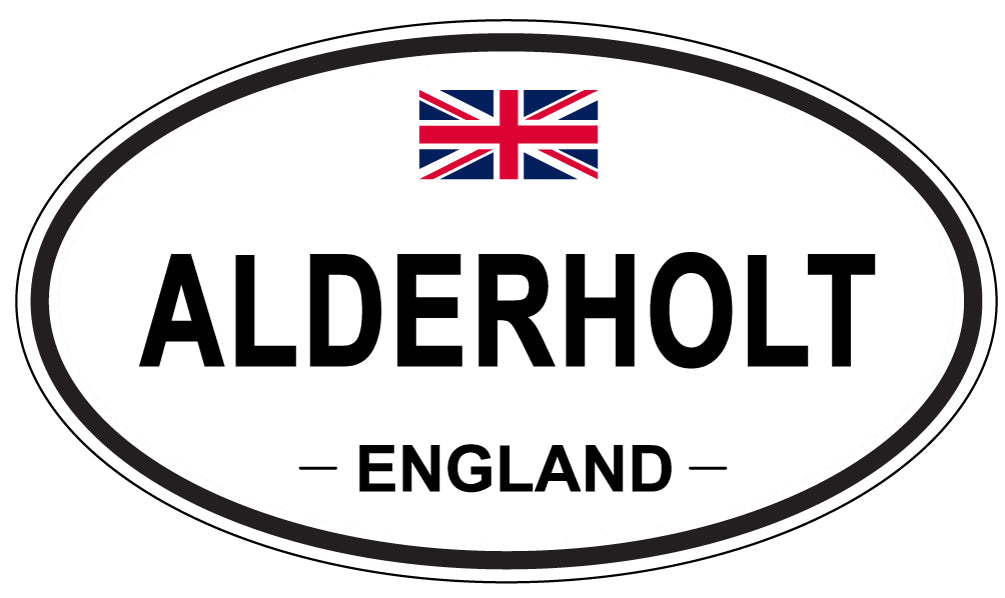 ALDERHOLT - Oval Sticker