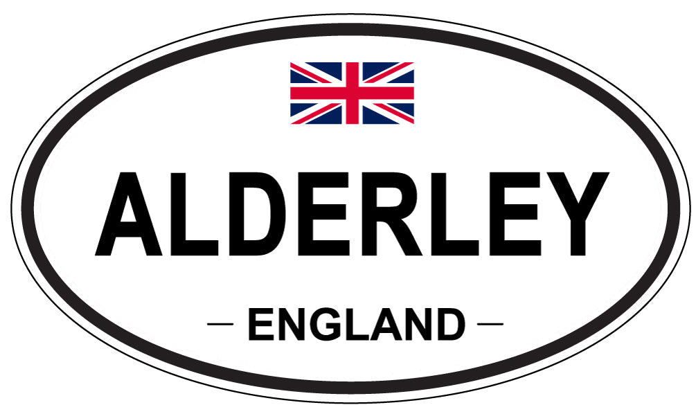 ALDERLEY - Oval Sticker