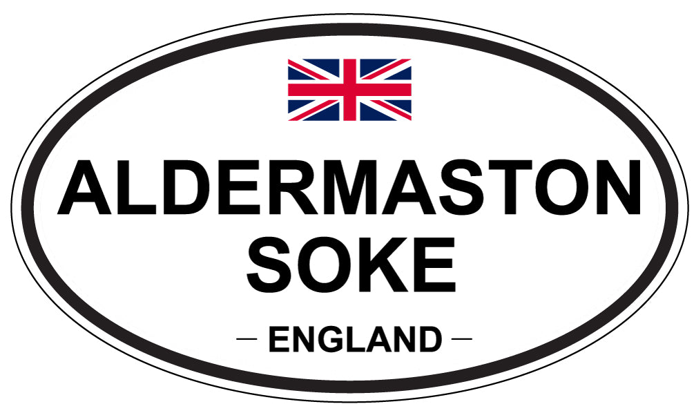 ALDERMASTON SOKE - Oval Sticker
