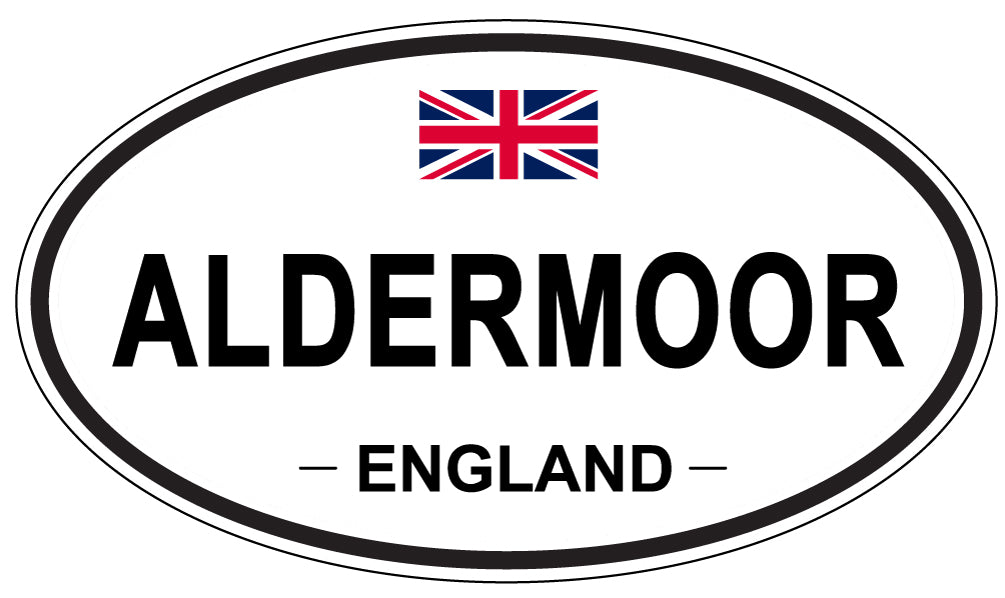 ALDERMOOR - Oval Sticker